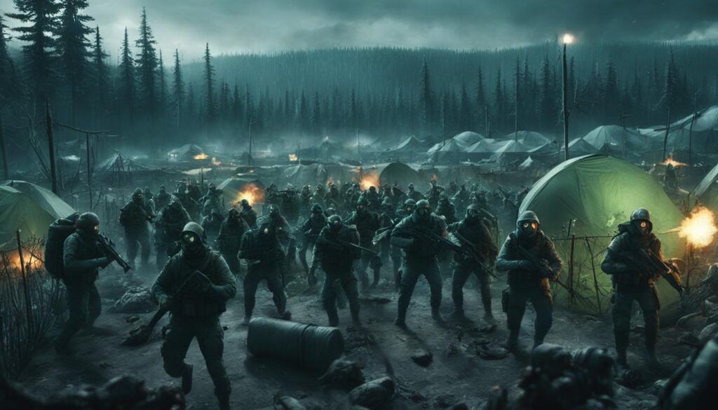 Government zombie contingency plan illustration Government zombie contingency plan illustration